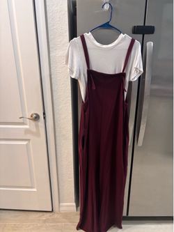 Ladies overall jumpsuit with undershirt from Kohl’s size large