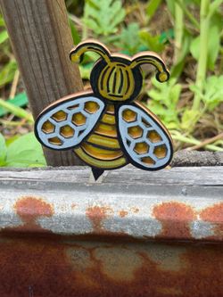 Hand Painted Bee Decor
