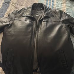 Men’s Black Leather Jacket