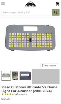 Meso Customs Ultimate V2 Dome Light For 4Runner (2010-2024)