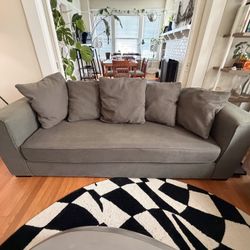 Grey West Elm Couch