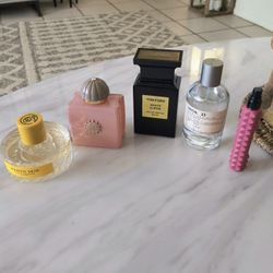Luxury Designer Parfum Bundle Amouge Guidance Santal 33 Tom Ford Vilhelm Parfumerie Valentino Women's Eau De Parfum Perfume Lot