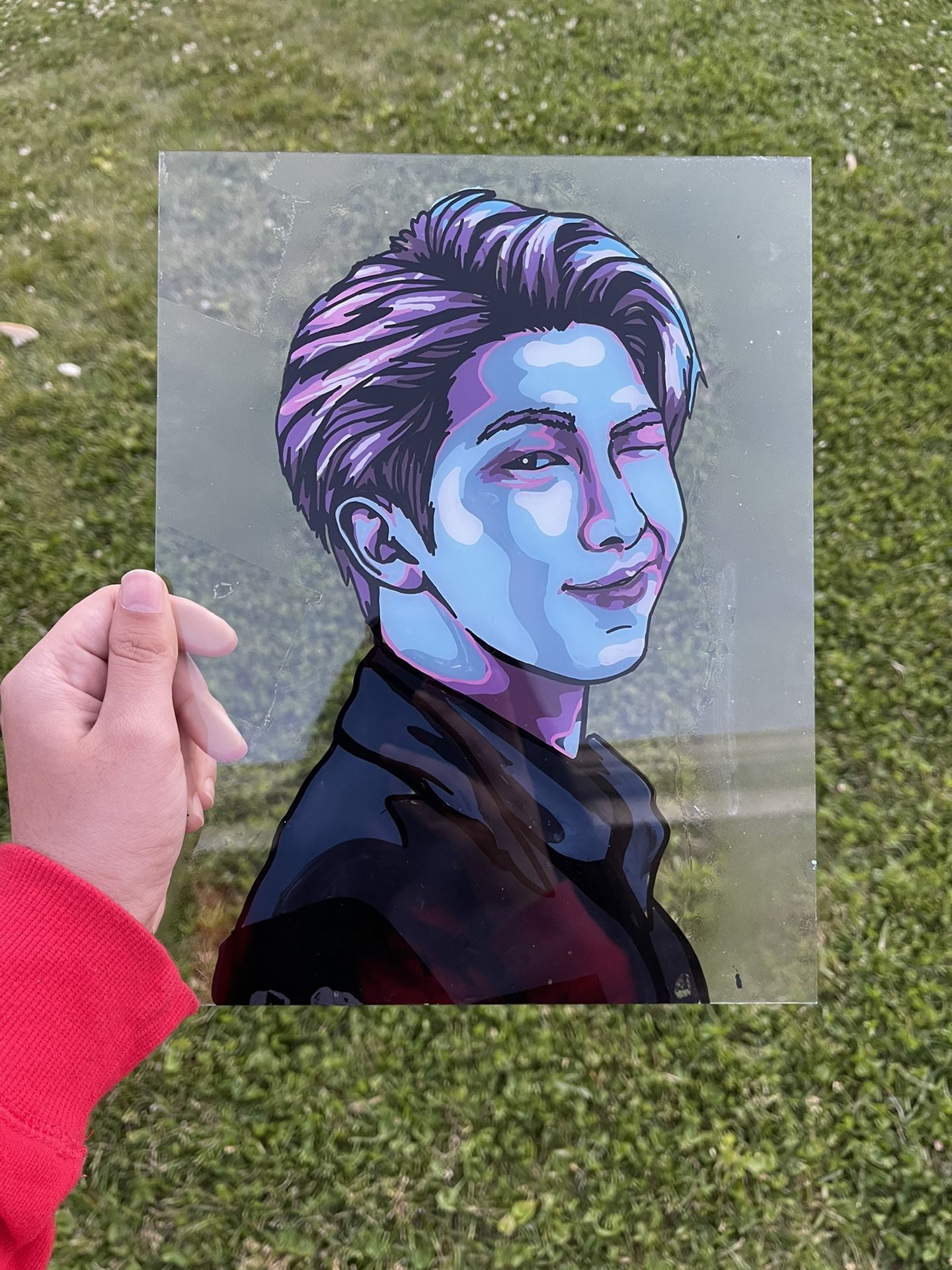 BTS (rm) Glass Painting