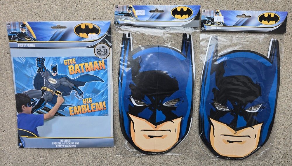 NEW Batman Party Supplies