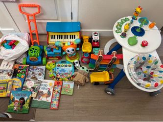 Baby.  Toddler boy toys and books