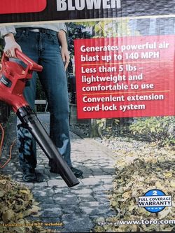 Brand New In The Original Box Power Sweep Blower