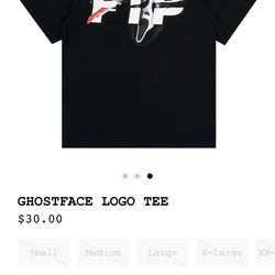 FTP ghost face shirt
