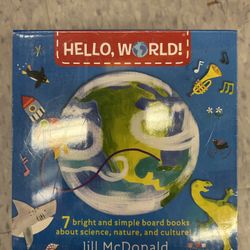 NWT Hello World 7 board books about science nature and culture