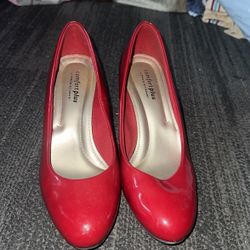 Red Short Heel