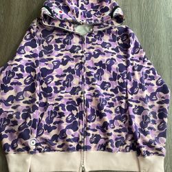 Purple Bape Hoodie