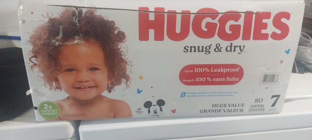 HUGGIES SIZE 7 $38