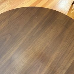 Walnut round the corner table - pickup only