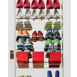 Over The Door Customizable Shoe Rack New In Bow