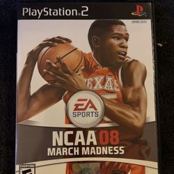 PS2 NCAA 2008 March Madness Game