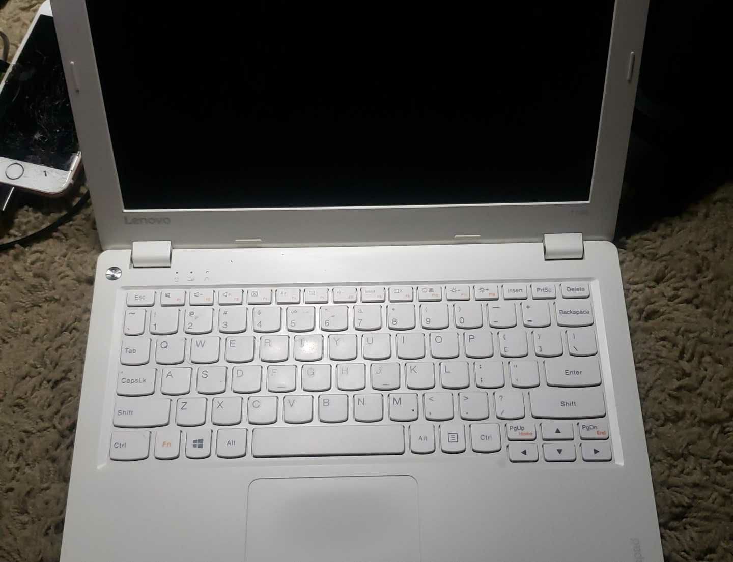 Lenovo laptop with bluetooth keyboard