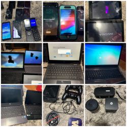 Large Lot Of Laptop, Iphones , Other Phones , Tablets An A lot More!!