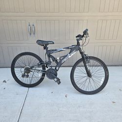 24" Hyper Bicycles Havoc Mountain Bike, Youth/Adult, Black