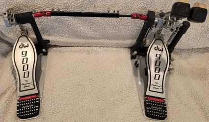 DW 9000 Double Bass Pedal with Case