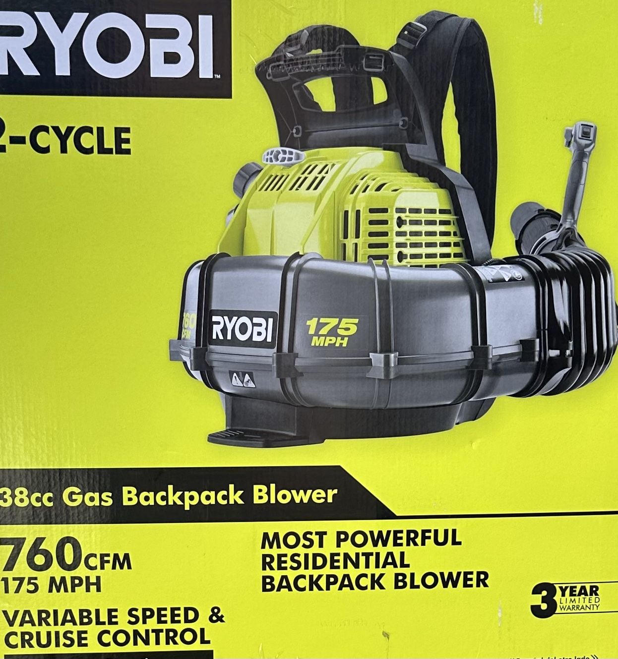 Ryobi Backpack Blower