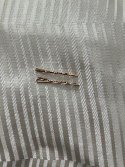 Gold-Tone Crystal Bobby Pins Set of 2