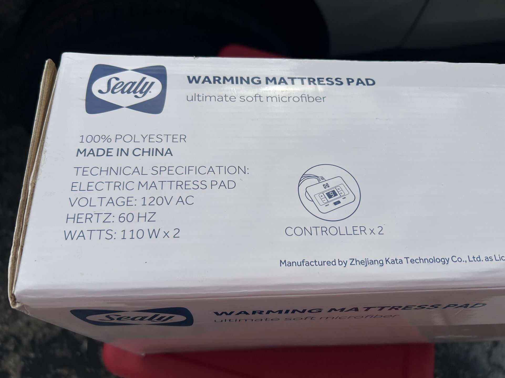 Sealy Queen Size Warming Pad Never Used Boxes Torn Has Been In Storage $25