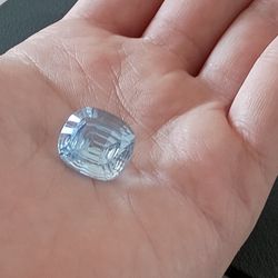 18 Carat Cushion Cut Blue Tourmaline AAA