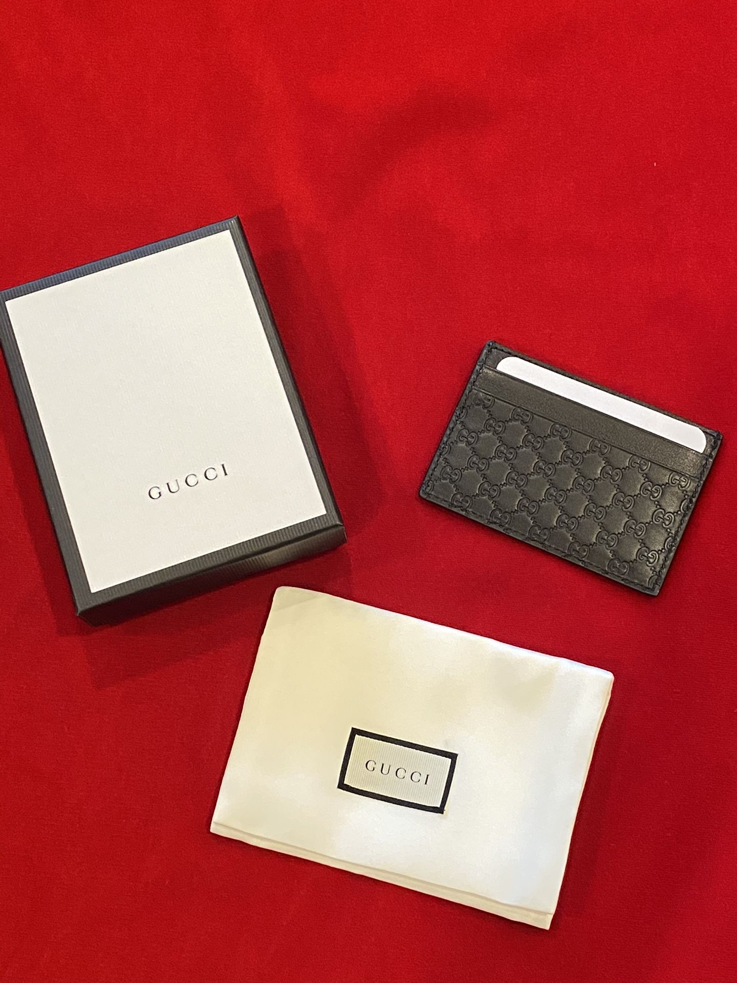 Brand New Black Gucci Card Holder