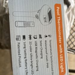 Pool Thermometer With LED Light