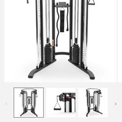 Gym equipment.