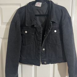 Womens Black Jean Jacket 