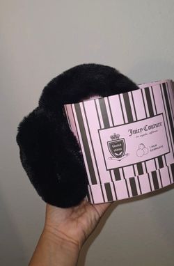 Juicy Couture Limited Edition Black Earmuffs