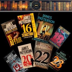James Paterson Paperback Book Bundle of 8