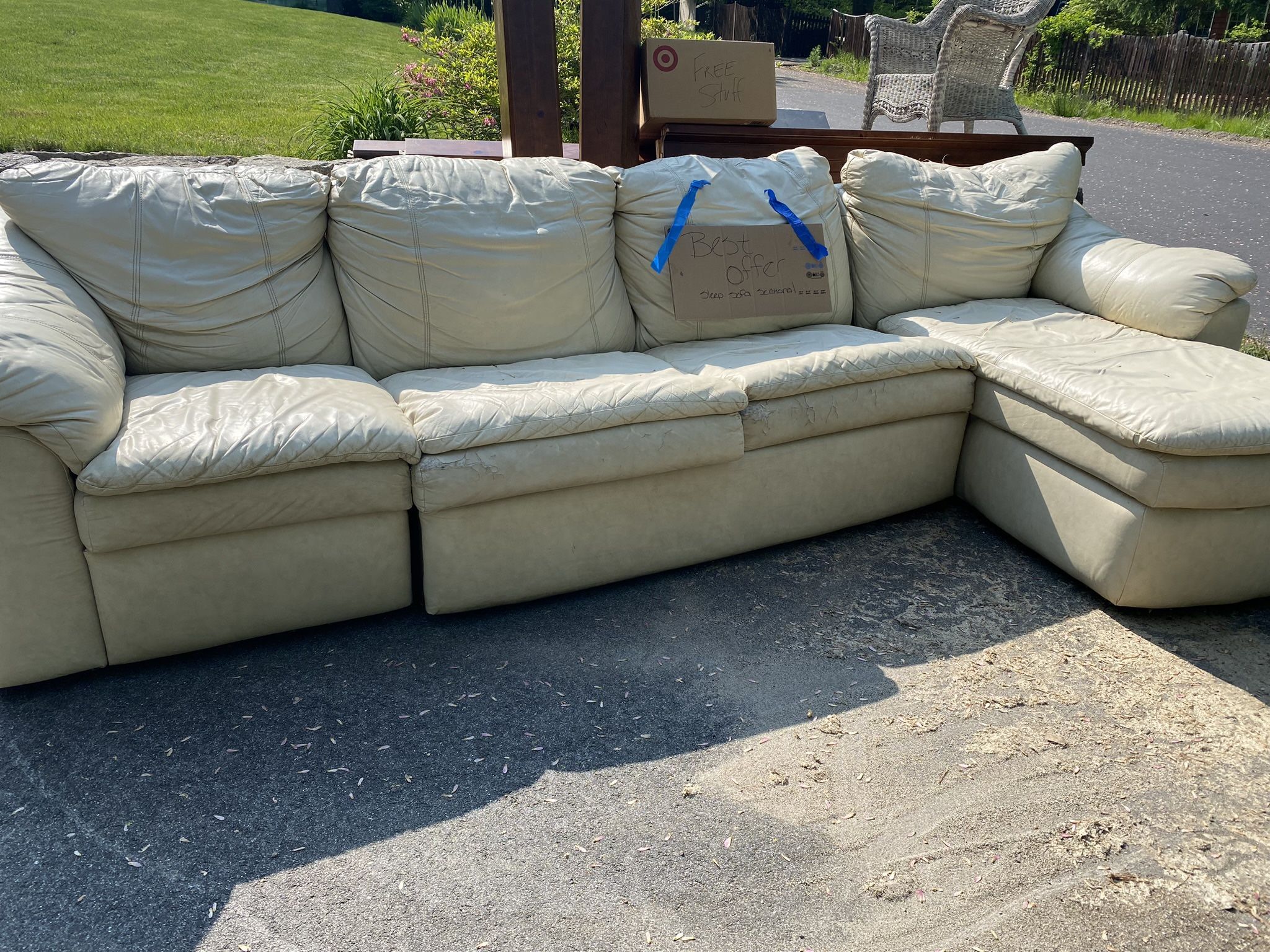 Leather Sectional Sleeper Sofa Matttroy