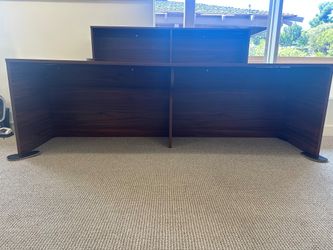 Large Two-Person Office Desk or Reception Workstation