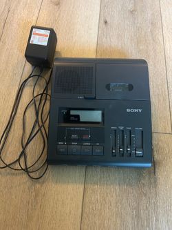Sony BM-840 Microcassette Transcriber Vintage Dictation Machine tested working