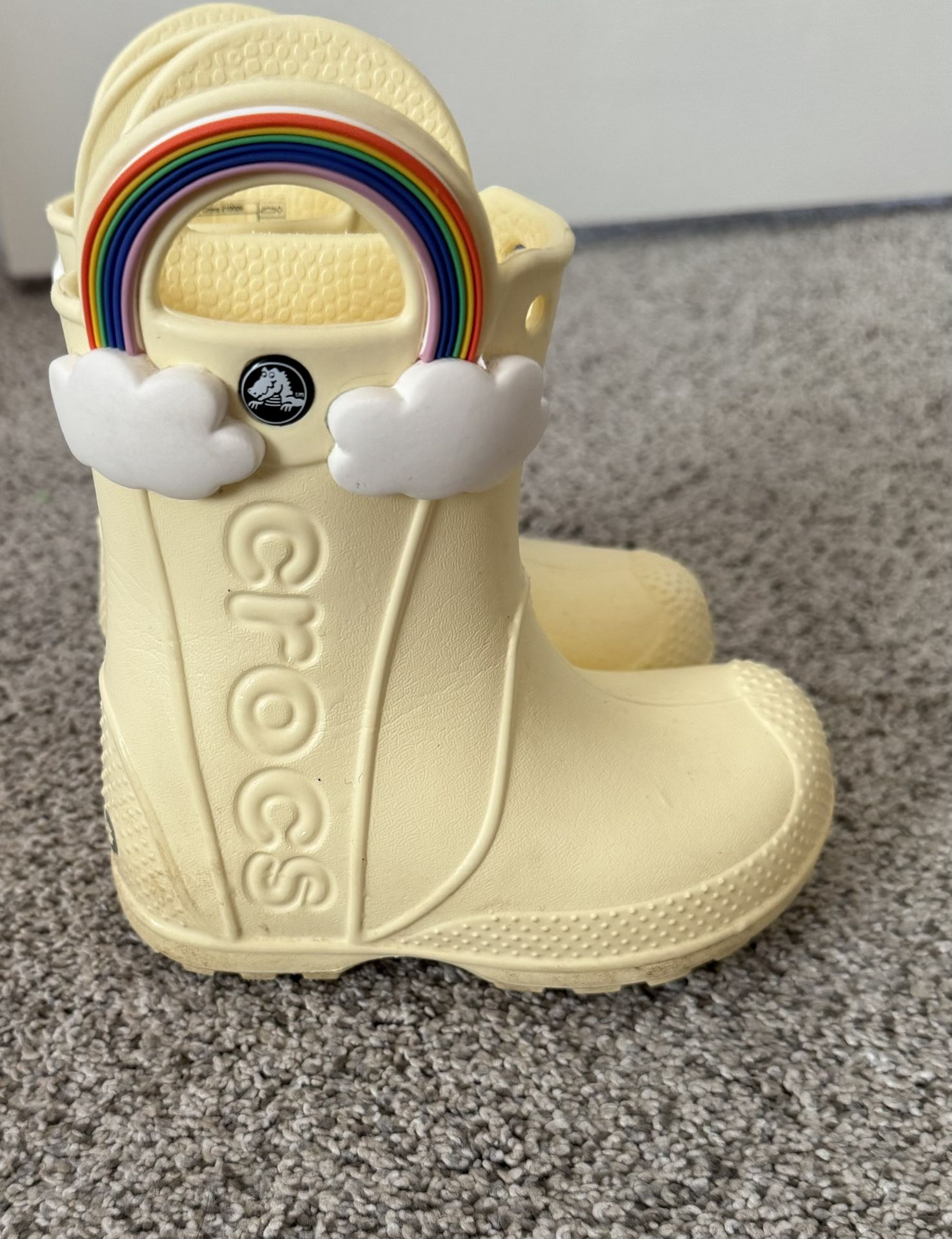 Toddler Croc Rain boots Size 7