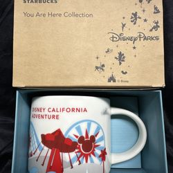 Disney California Adventure Starbucks Mug “You are here collection”