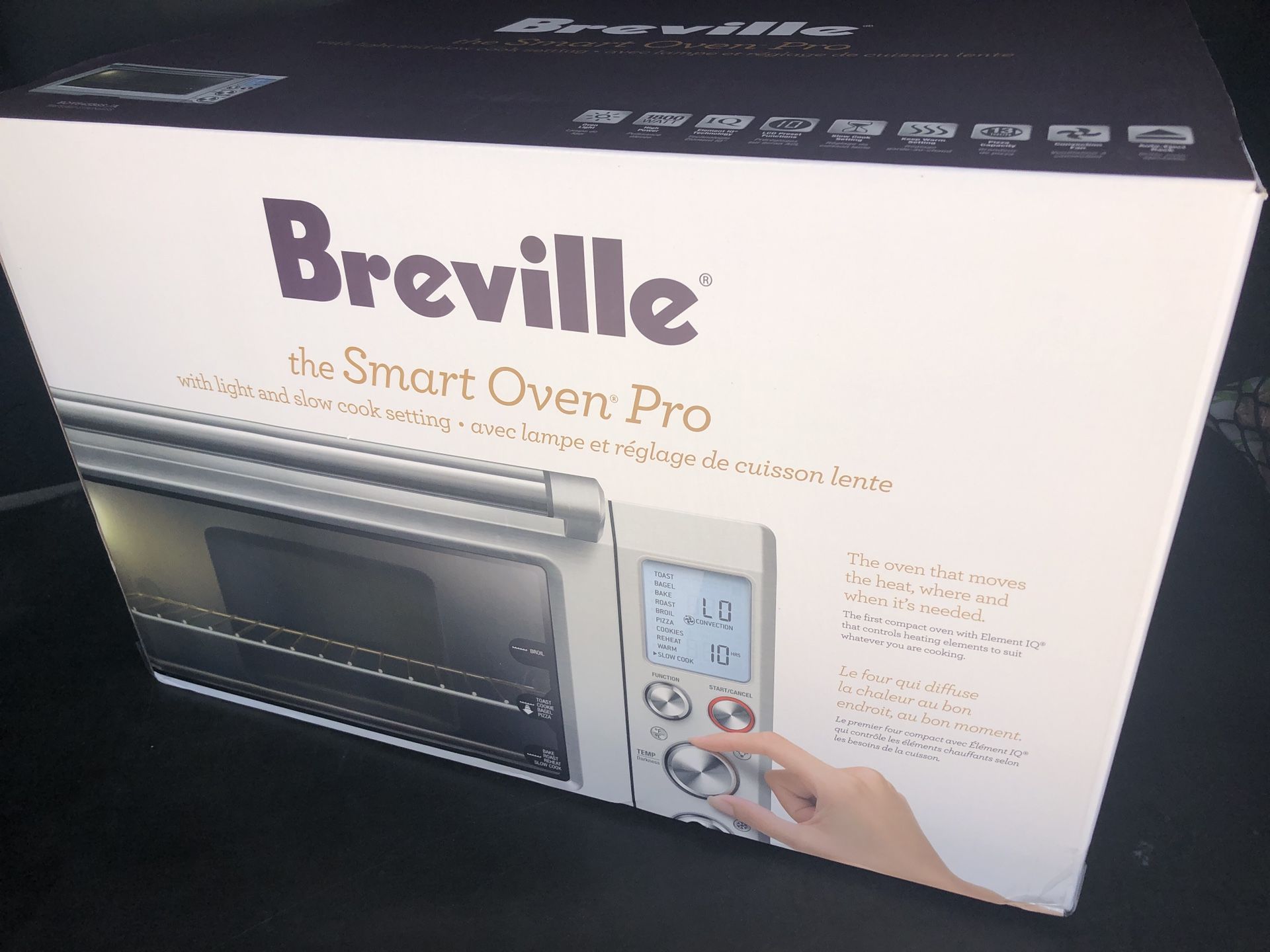 Breville BOV845BSS/A 1800 Watt Smart Oven Pro Convection Toaster Oven NEW
