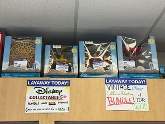 Disney Vintage Trolley, Monorail and California Adventure Sets