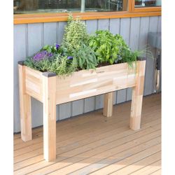 Self-watering Elevated Garden Patio Manson Plant Soil garden backyard decorations flower costco Planter