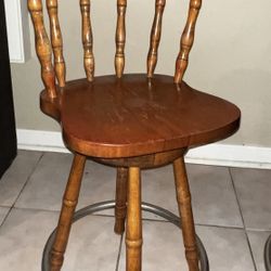 3  Swivels Bar Stools 