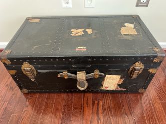 Vintage Black Trunk
