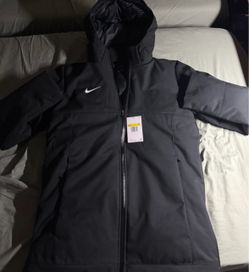 Nike 550 Team Storm-Fit Down Black Parka Men’s Size S