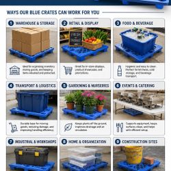 Plastic Pallets 40’x48’x6