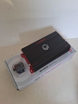CRUNCH 3725 WATTS MONOBLOCK 1 OHM STABLE BUILT IN CROSSOVER WITH BASS CONTROL CAR AMPLIFIER