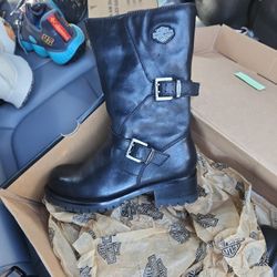 Harley Davidson Women Boots Black Size 6