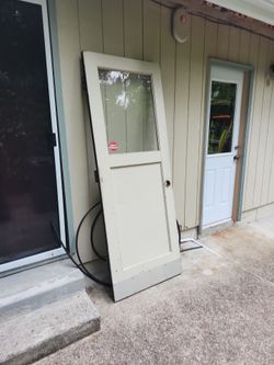 Free garage man door