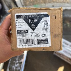 Main Braker Murray 100 Amp Brand New 