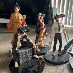 Anime One Piece Chainsaw Man And Others Figurines 
