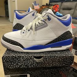 Air Jordan Retro 3 Racer Blue Size 11